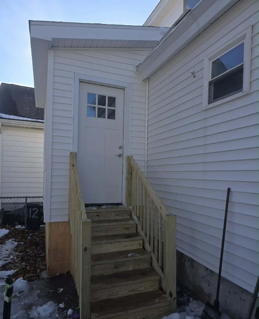 Addition, Stairs & Siding